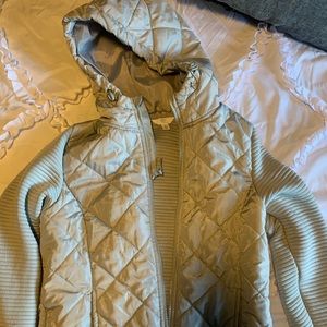 Women’s juniors S 4-6 lightweight puffer coat grey